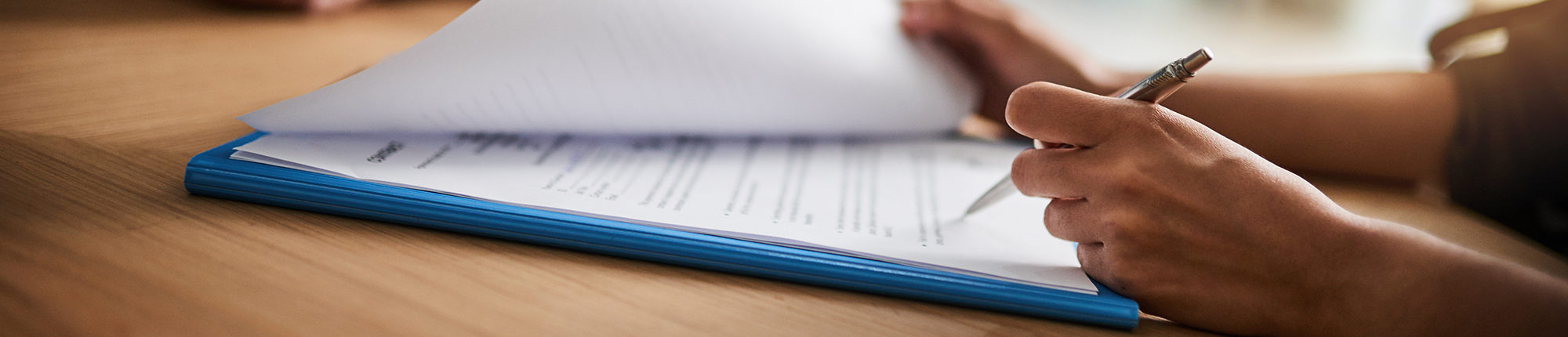 person signing legal contract